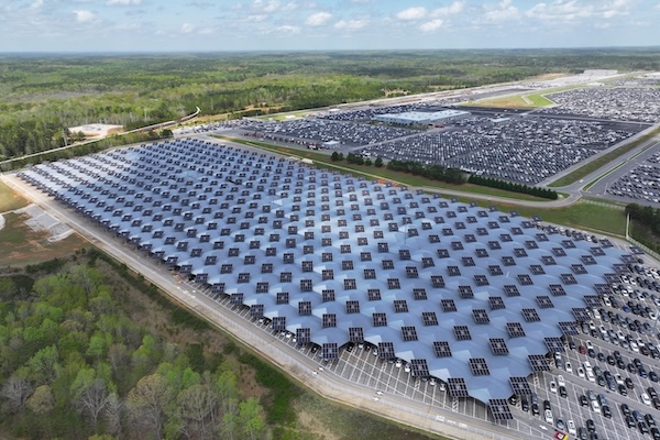 Kia Partners with VPS, SolMotiv, Ancora Systems, and ARaymond on Innovative Solar Hail Protection Canopy in Georgia